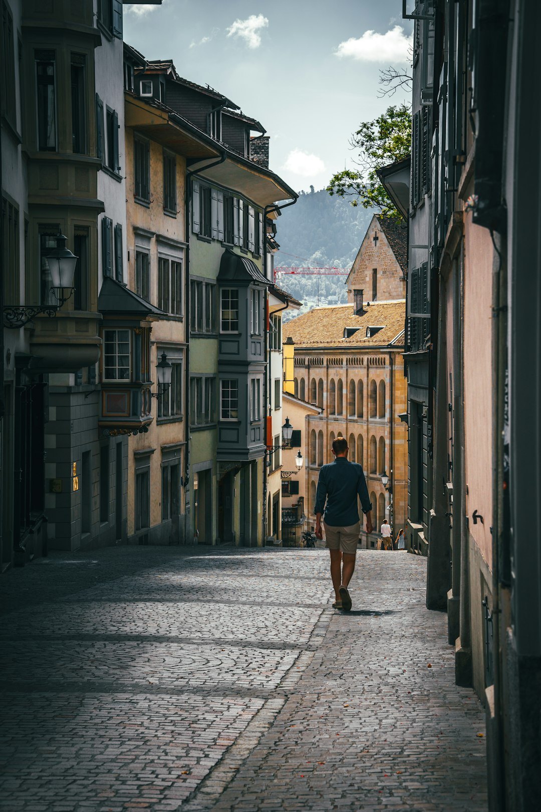 swiss city zurich street